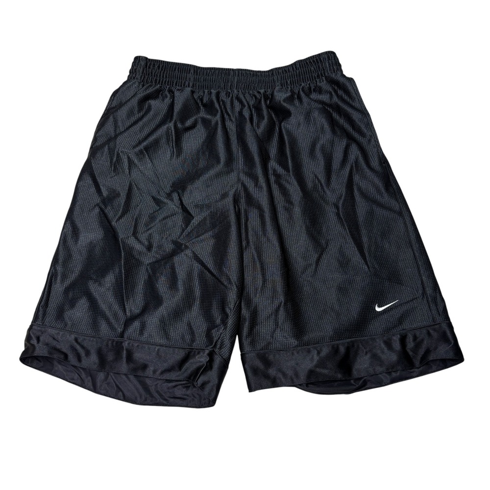 Y2k Nike Mens Basketball Dazzle Shorts Black Mesh Athletic Gym Training M W29 L9